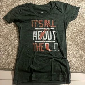 University of Miami V-Neck T-Shirt